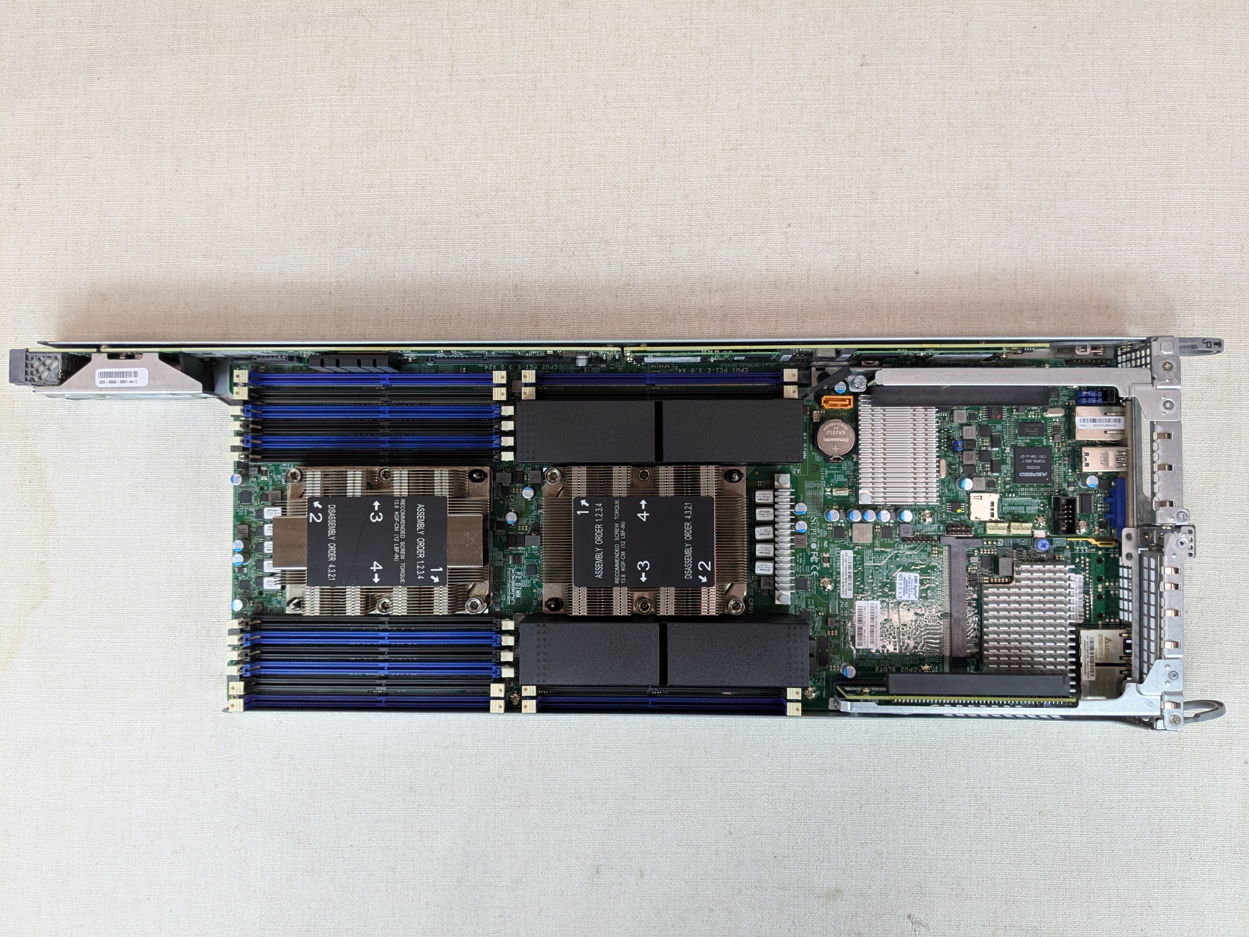 Nutanix NX-3160-G6 / SuperMicro 2U 24x 2.5” Node Server 1x X11DPT-B-G6-NI22 Node