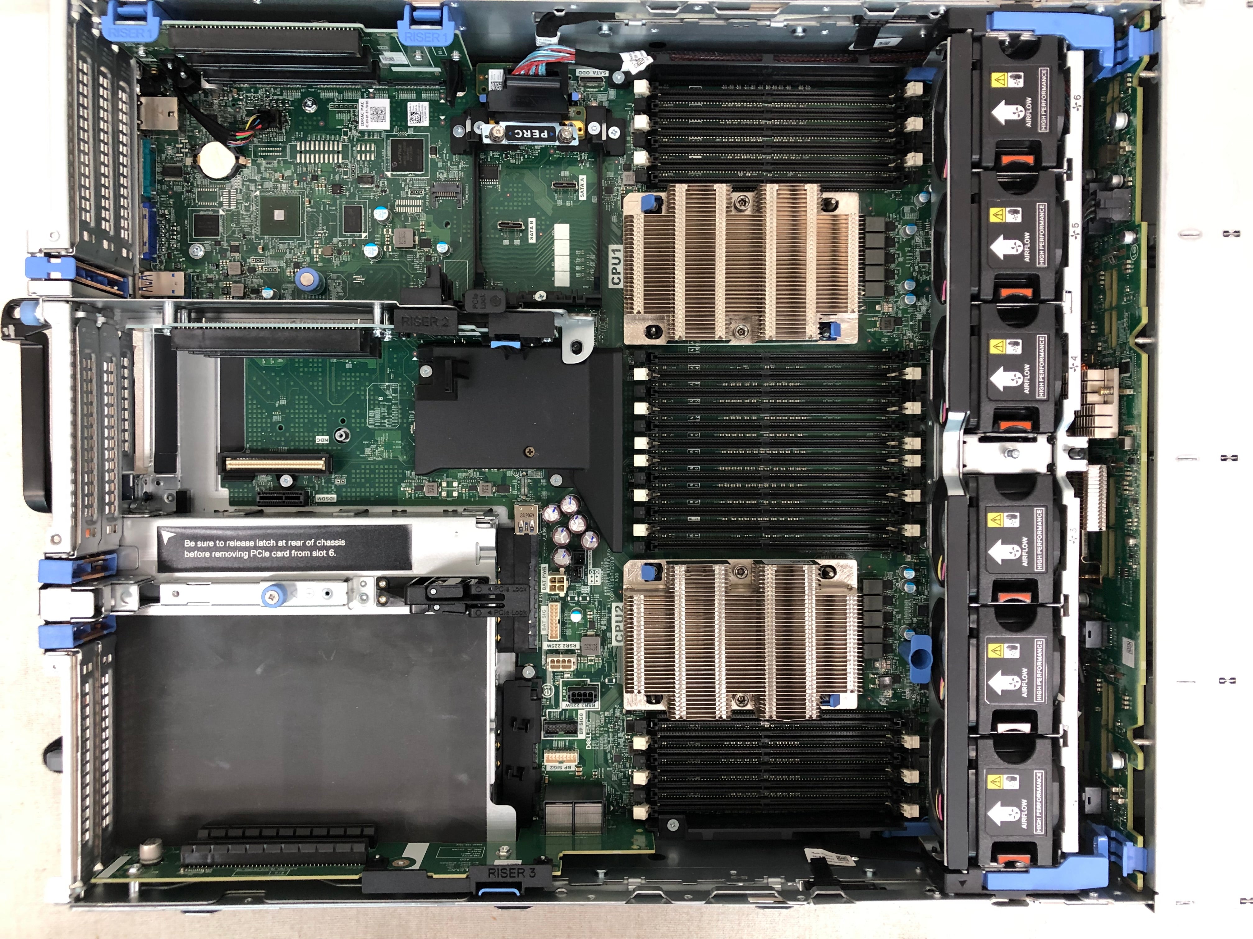 192TB Dell PowerEdge R740XD Server– 2x 8C Gold 6134 3.2GHz, 128GB, 12x 16TB, 10G