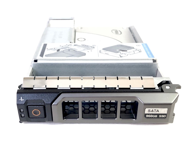 400-BDPM Dell 960GB SATA 6Gbps Read Intensive 2.5-inch Solid State Drive with 3.5-inch Hybrid Carrier