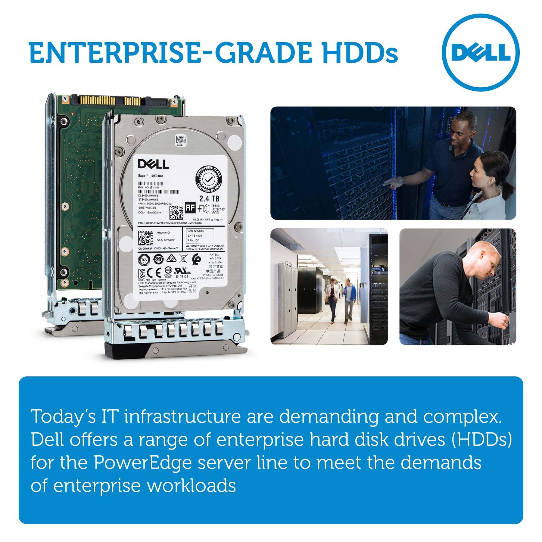 Dell G14 K0N77 2.4TB 10K RPM SAS 12Gb/s 512e 2.5" Hard Drive