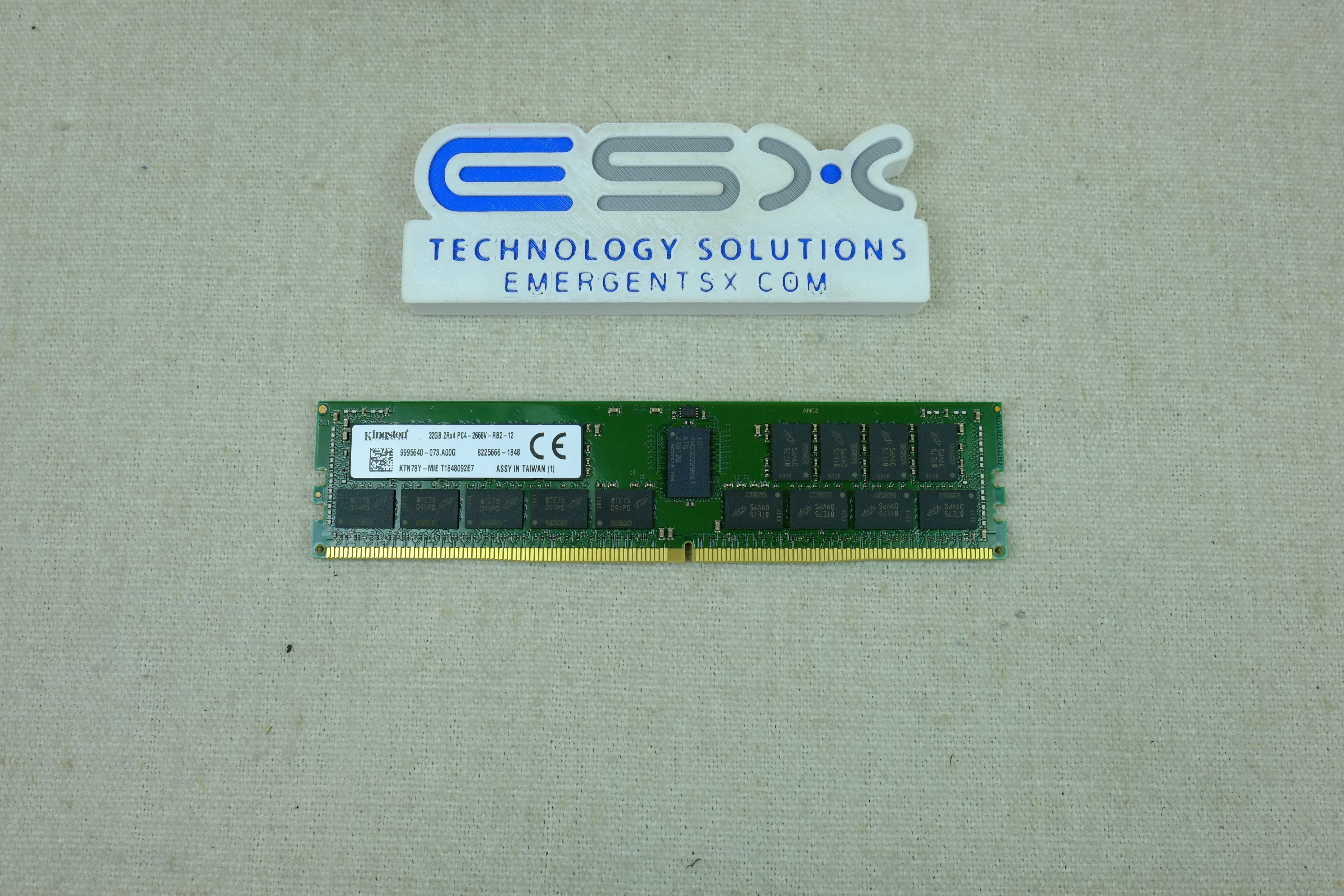 Kingston KTN78Y-MIE/32G 32GB 2Rx4 PC4-2666V DDR4 ECC Server Memory DIMM
