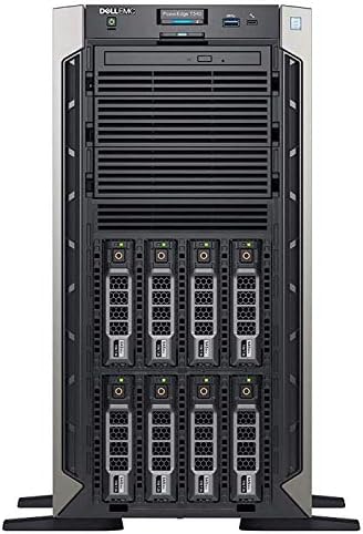 Dell PowerEdge T340 Tower Server, Windows 2019 STD OS, Intel Xeon E-2124 Quad-Core 3.3GHz 8MB, 32GB DDR4 RAM, 8TB Storage, RAID, Single PSU (Renewed