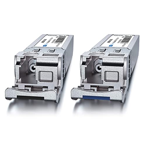 H!Fiber 10Gb SFP+ RJ45 Transceiver, 10Gbase-T SFP+ Ethernet Module Support 10G/5G/2.5G/1.25G, Compatible with Cisco SFP-10G-T-S, Ubiquiti UF-RJ45-10G, UniFi, Meraki,MikroTik,Supermicro and More, 30m|B06XQBFHNL