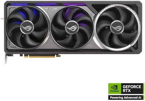 ASUS ROG Astral GeForce RTX™ 5080 OC Edition Gaming Graphics Card (PCIe® 5.0, 16GB GDDR7, HDMI®/DP 2.1, 3.8-Slot, 4-Fan Design, Axial-tech Fans, Patented Vapor Chamber, Phase-Change GPU Thermal pad)|B0DQSD7YQC