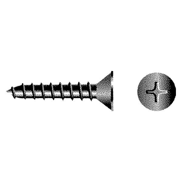Seachoice SC0625 Phillips Tapping Screws Flat Head, #8 x 5/8"