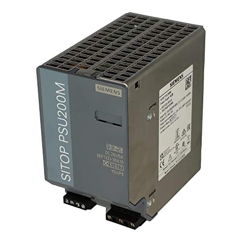 SITOP PSU200M 5 A Stabilized Power Supply Input: 120/230-500 V AC Output: 24 V DC/5 A; 1- and 2-Phase, DC 24 V