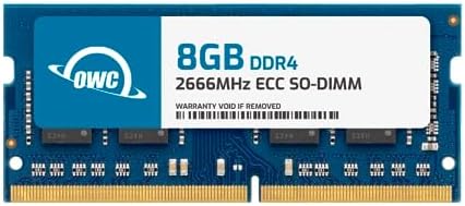 OWC 64GB (2x32GB) DDR4 2666MHz PC4-21300 CL19 2RX8 ECC Unbuffered SODIMM 1.2V 260-pin Memory RAM|B0CBTBR62J