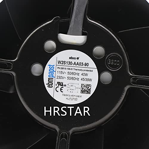 Original New Fan W2S130-AA03-90 115VAC/230VAC 0.26/0.62A 365m3/h 172 X150 X 55mm 2800min-1(r/min)Axial Fans|B07RWJ6D27