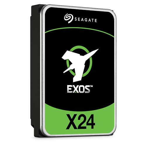 Seagate Exos X24 16TB Enterprise Internal Hard Drive HDD - 6GB/s SAS 7200RPM 2.5M MTBF (ST16000NM002H)|B0CN5LNQSC