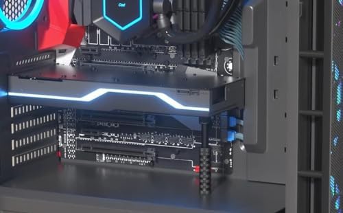 GPU Support Bracket, 2.75-4.52Inch GPU Sag Bracket with Non-Slip Sheet, GPU Holder for Prevent Graphics Card Sag (Black)|B0B2WCTGFV