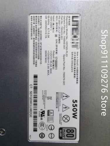 PSU for DL180 HSTNS-PL53 550w Silver Power Supply 748949-001 766879-001 765423-201