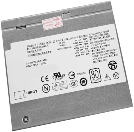 Power Supply 525W YY922 N525E-00 H525E-00 for DELL for Precision 380 390 T3400 T410 Desktop Computer