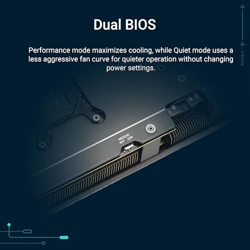 ASUS The SFF-Ready Prime GeForce RTX™ 5070 12GB GDDR7 Graphics Card (PCIe® 5.0, 12GB GDDR7, HDMI®/DP 2.1, 2.5-Slot, Axial-tech Fans, Dual BIOS)|B0DS6V1YSY