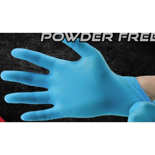 West Chester Gloves B21041-L Westchester Disposable Nitrile Gloves, Large, Blue, 100/pk