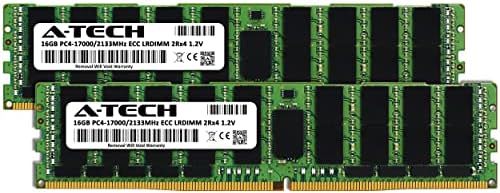 A-Tech 64GB Kit (2x32GB) DDR4 2400MHz PC4-19200 ECC LRDIMM 4Rx4 Quad Rank 1.2V Load Reduced DIMM 288-Pin Server RAM Memory Upgrade Modules (A-Tech Enterprise Series)|B0BPN3X471