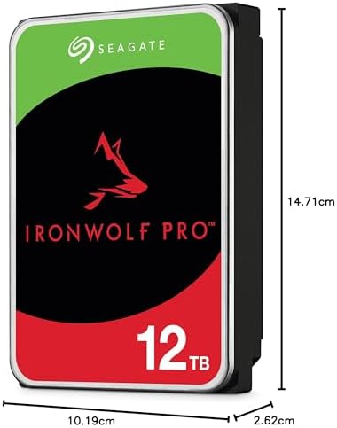Seagate IronWolf Pro 24TB Enterprise NAS Internal HDD Hard Drive – CMR 3.5 Inch SATA 6Gb/s 7200 RPM 512MB Cache for RAID Network Attached Storage, Rescue Services (ST24000NT002)|B0CSPCFKR9