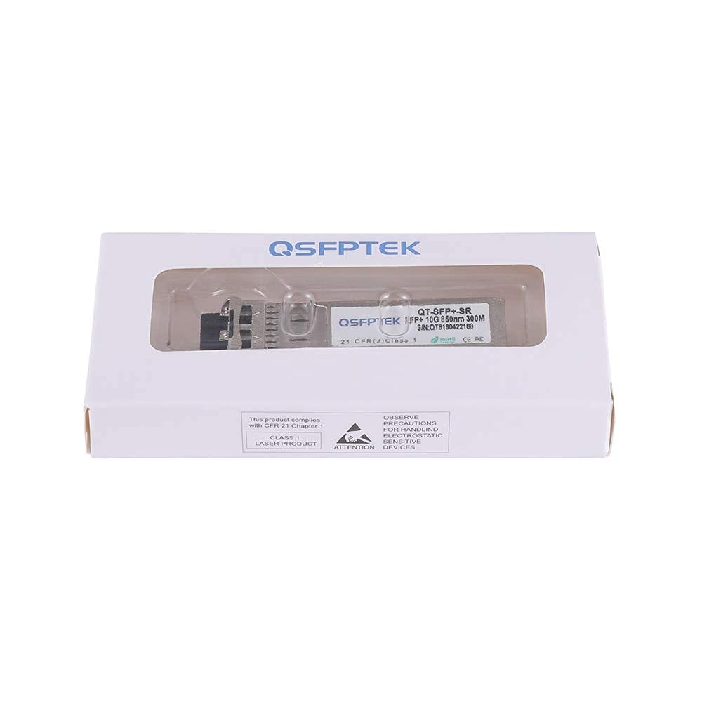 10G SFP+ SR Networking Transceiver, 10Gbase-SR Optical Module, 10gbs Multimode 850nm 10GE Gigabit Ethernet Mini GBIC for Cisco SFP-10G-SR, Ubiquiti UF-MM-10G, Netgear, Fortinet, Mikrotik, Supermicro