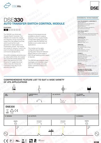 Original Deep Sea DSE330 Generator Auto Transfer Switch Control Module
