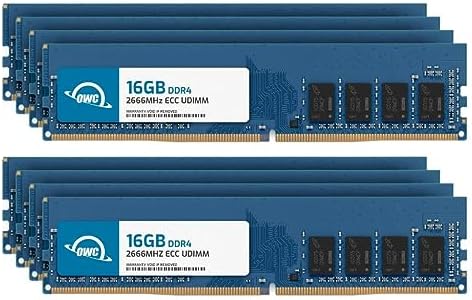 OWC 32GB (2x16GB) DDR4 2666MHz PC4-21300 CL19 2RX8 ECC Unbuffered UDIMM 1.2V 288-pin Workstation Server Memory RAM|B0C93KJ3CD