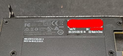 NVIDIA 900-2G610-0000-000 Tesla P40 24GB GDDR5 PCIE 3.0 X16 Passive Cooling