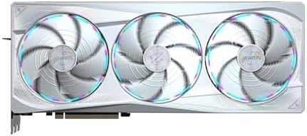 GIGABYTE AORUS GeForce RTX 5090 Master ICE 32G Graphics Card, WINDFORCE Cooling System, 32GB 512-bit GDDR7, GV-N5090AORUSM ICE-32GD Video Card|B0DVCH9WJH