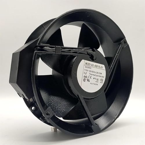 W2E143-AB15-01 2-pin AC 115V 26/33W 172x172x51mm Cooling Fan