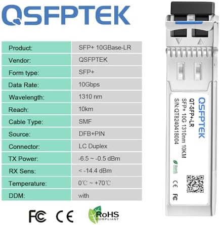 10GBASE-T SFP+ to RJ45 Transceiver, 10G Ethernet Copper Module, Optical SFP RJ 45 10Gb T Mini-GBIC Compatible with Cisco SFP-10G-T-S, Ubiquiti UF-RJ45-10G, Mikrotik, Supermicro, Fortinet, up to 30m|B07QXNQTXG
