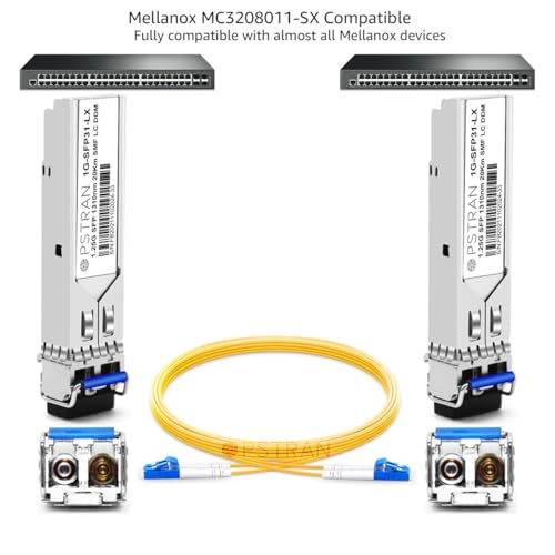 1000BASE-SX SFP Optical Transceiver Module Compatible with HPE Aruba J4858D J4858DCM JL745A Q8N53A ProCurve J4858C J4858B J4858A 850nm 550m DDM Duplex LC MMF|B09MTW3HVB