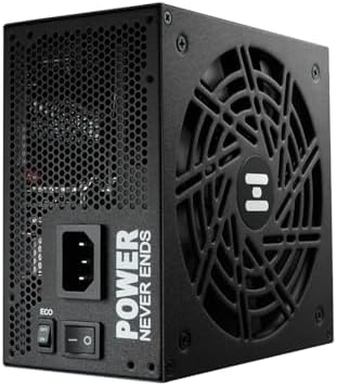 FSP Hydro Ti PRO 1000W Power Supply, 80 Plus Titanium, ATX3.1/PCIe 5.1, Full Modular, 10 Year Warranty (HTI-1000M-GEN5)|B0D467S15T