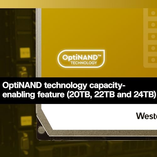 Western Digital 24TB WD Gold Enterprise Class SATA Internal Hard Drive HDD - 7200 RPM, SATA 6 Gb/s, 512 MB Cache, 3.5" - WD242KRYZ|B0DMB8BV8V