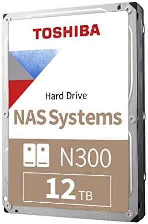 Toshiba N300 16TB NAS 3.5-Inch Internal Hard Drive - CMR SATA 6 GB/s 7200 RPM 512 MB Cache - HDWG51GXZSTA|B0CYR2ZZCX