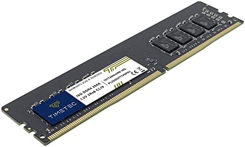 Timetec Premium 32GB KIT(2x16GB) DDR4 2666MHz PC4-21300 Non-ECC Unbuffered 1.2V CL19 2Rx8288 Pin UDIMM Desktop Memory RAM(32GB KIT(2x16GB))|B0FXFMJVBK