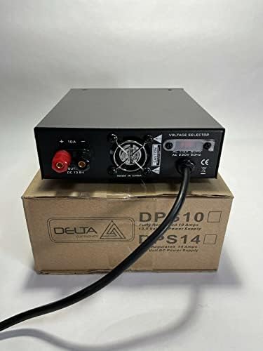 Delta DPS Power Supply 10 Amp Delta DPS10 12-13.8v AC/DC Ultra Compact Small Ham CB Radio