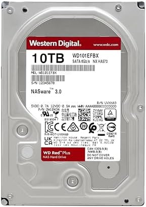 Western Digital 24TB WD Red Pro NAS Internal Hard Drive HDD - 7200 RPM, SATA 6 Gb/s, CMR, 512 MB Cache, 3.5" -WD241KFGX|B0DZY2TN8T