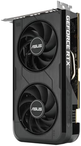 ASUS Dual NVIDIA GeForce RTX 3050 6GB OC Edition Gaming Graphics Card - PCIe 4.0, 6GB GDDR6 Memory, HDMI 2.1, DisplayPort 1.4a, 2-Slot Design, Axial-tech Fan Design, 0dB Technology, Steel Bracket|B0CVCG2VPK