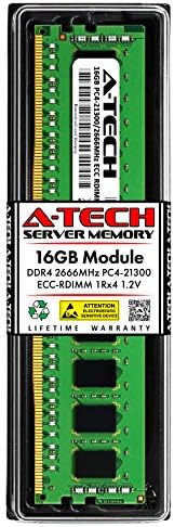 A-Tech 16GB RAM Replacement for Samsung M393A2K40BB2-CTD | DDR4 2666MHz PC4-21300 1Rx4 1.2V ECC RDIMM Registered 288-Pin DIMM Memory Module|B07SYCDBXQ