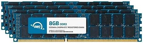 OWC 32GB (4x8GB DDR3 1333 PC3-10600 CL9 2Rx4 240-pin 1.5V ECC Registered RDIMM Memory RAM Module Upgrade Kit Compatible with Dell PowerEdge R610 R710