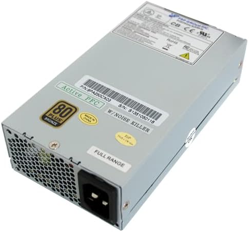 FSP 250-50GUB Flex ATX Power Supply 250W 80 Plus Bronze Full Range PFC Activo Full Protection|B094K258NG