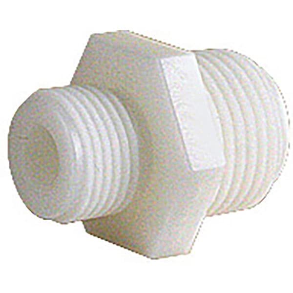 Scandvik 10961P 11004 Delrin Hose Adapter 3/8†male BSP to 1/2†male NPS