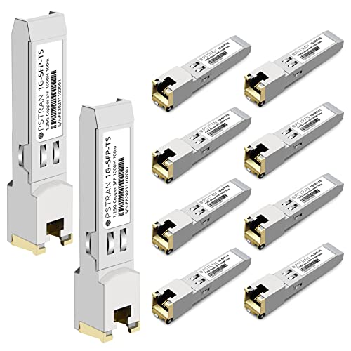 1000BASE-SX SFP Optical Transceiver Module Compatible with HPE Aruba J4858D J4858DCM JL745A Q8N53A ProCurve J4858C J4858B J4858A 850nm 550m DDM Duplex LC MMF|B09MTW3HVB