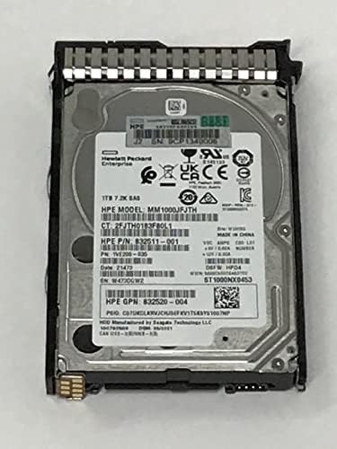 HP 832514-B21 HPE 1TB SAS 12G MIDLINE 7.2K SFF