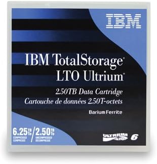 IBM LTO Ultrium-6 2.5TB/6.25TB (BaFe) Labeled Library Pack 20/PK|B00OGPHGK2