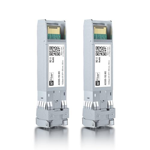 H!Fiber 10Gb SFP+ RJ45 Transceiver, 10Gbase-T SFP+ Ethernet Module Support 10G/5G/2.5G/1.25G, Compatible with Cisco SFP-10G-T-S, Ubiquiti UF-RJ45-10G, UniFi, Meraki,MikroTik,Supermicro and More, 30m|B06XQBFHNL