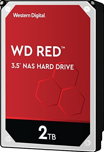 Western Digital 2TB WD NAS Internal Hard Drive HDD - 5400 RPM, SATA 6 Gb/s, SMR, 256MB Cache, 3.5" - WD20EFAX, Red|B07PGWXQCM