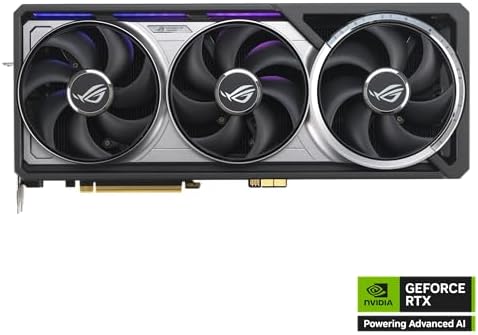 ASUS ROG Astral GeForce RTX 5090 White OC Edition Gaming Graphics Card (PCIe 5.0, 32GB GDDR7, HDMI/DP 2.1, 3.8-slot, 4fan design, Axial-tech fans, patented vapor chamber, Phase-change GPU thermal pad)|B0FJQNQ8M7