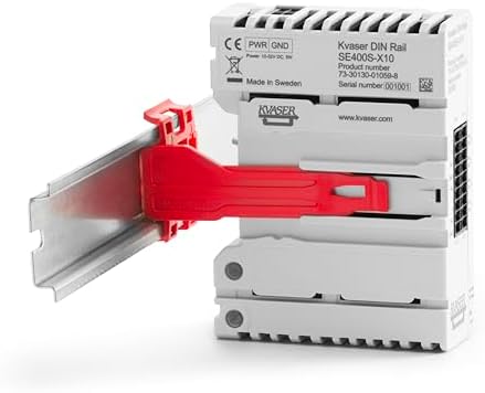 Kvaser DIN Rail SE400S-X10 Multichannel Ethernet to CAN/CAN FD Interface