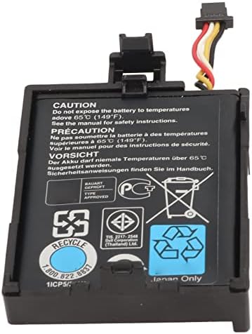 T40JJ 70K80 Battery for Dell RAID H710 H710P H730 H810 H830 PowerEdge M620 R320 R420 Controller 3.7V 1.8Wh with Plastic Bracket