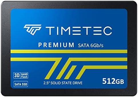 Timetec 1TB SSD 3D NAND SATA III 6Gb/s 2.5 Inch 7mm (0.28" Read Speed Up to 550 MB/s SLC Cache Performance Boost Internal Solid State Drive for PC Computer Desktop and Laptop (1TB