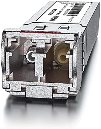 10GTEK 10GBase-SR SFP+ LC Transceiver, 10G 850nm Multimode SFP Module, up to 300 Meters, for Cisco SFP-10G-SR, Meraki MA-SFP-10GB-SR, Ubiquiti UniFi UF-MM-10G, Fortinet, TP-Link and More, Pack of 2|B08BP55663