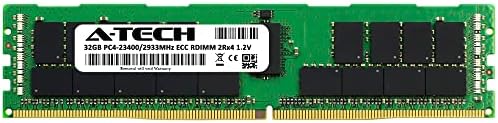 A-Tech 32GB Replacement for HP P03052-091 - DDR4 2933MHz PC4-23400 ECC Registered RDIMM 2Rx4 1.2V - Single Server Memory RAM Stick (P03052-091-ATC)|B0B6GSP67J